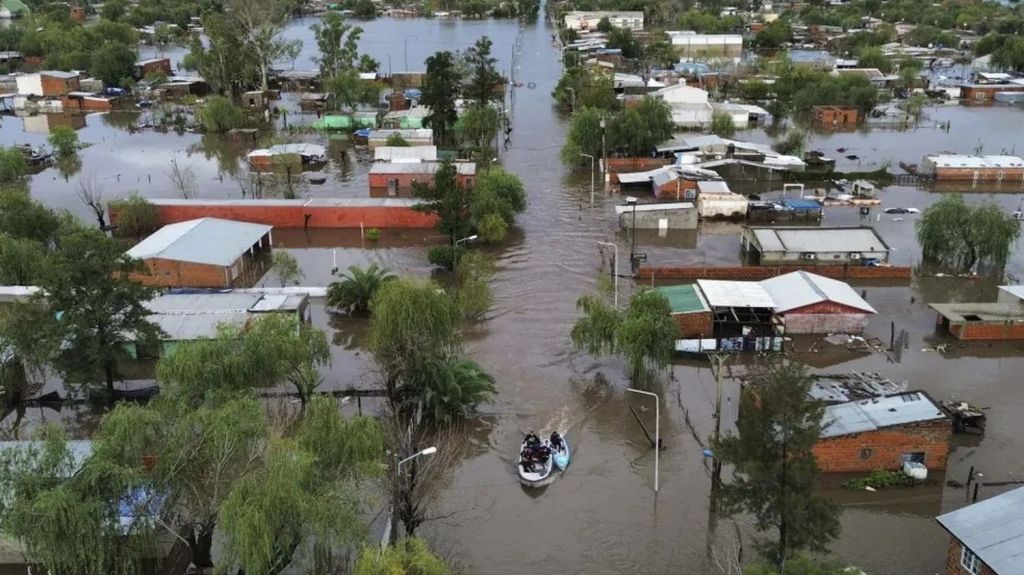 Falleció una persona a causa del temporal en el norte de Buenos&nbsp;Aires