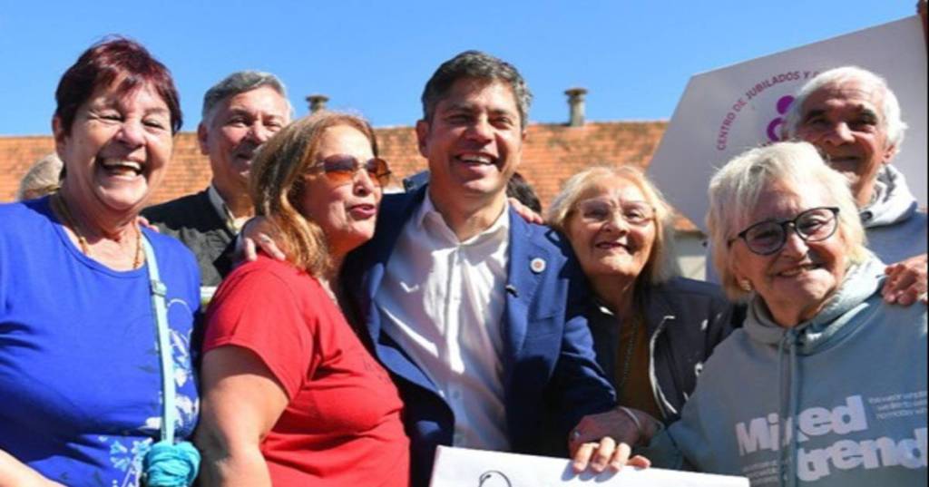 Kicillof en Mercedes: pidió a jubilados frenar a&nbsp;Milei