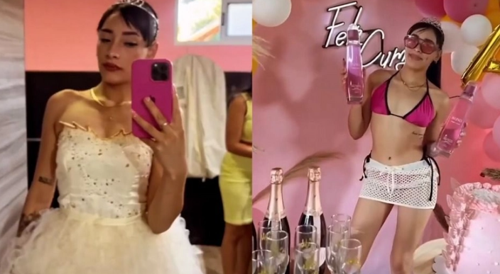 La hermana de Lara recordó su fiesta de 15&nbsp;años