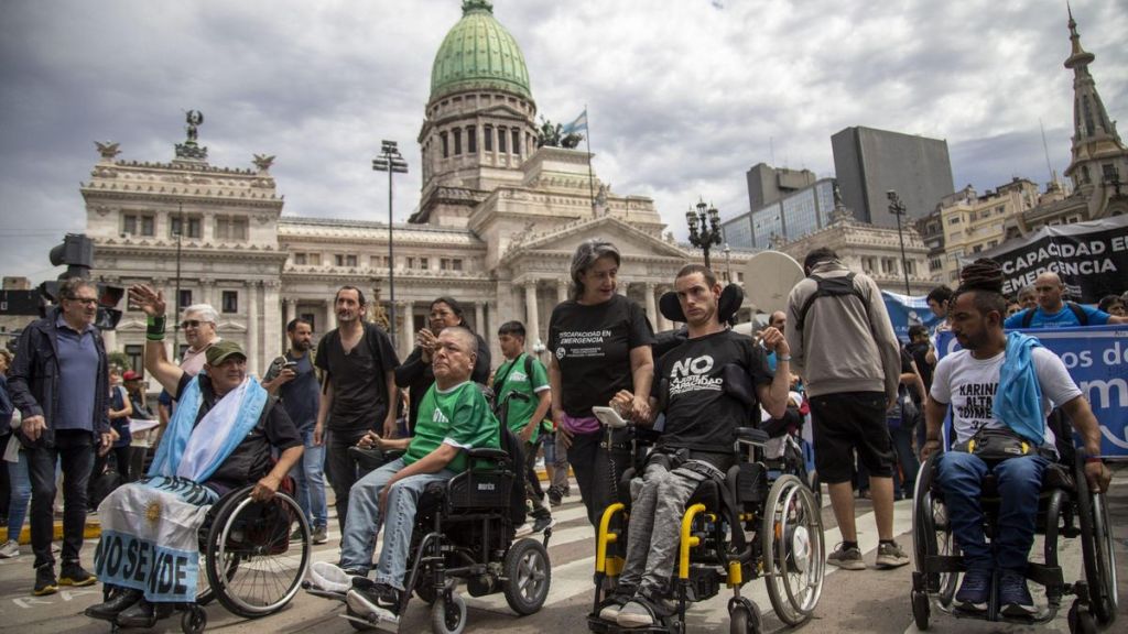 El Congreso volvió a ser escenario de incidentes durante la protesta de los&nbsp;jubilados