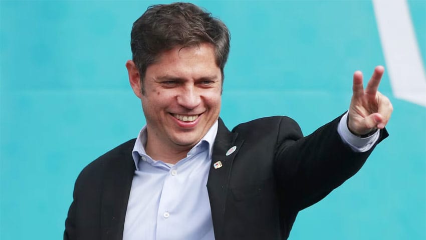 Kicillof dijo que prefiere a los trabajadores antes que el saludo de otro&nbsp;presidente