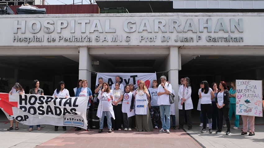 Trabajadores del Garrahan marcharán el sábado a&nbsp;Olivos
